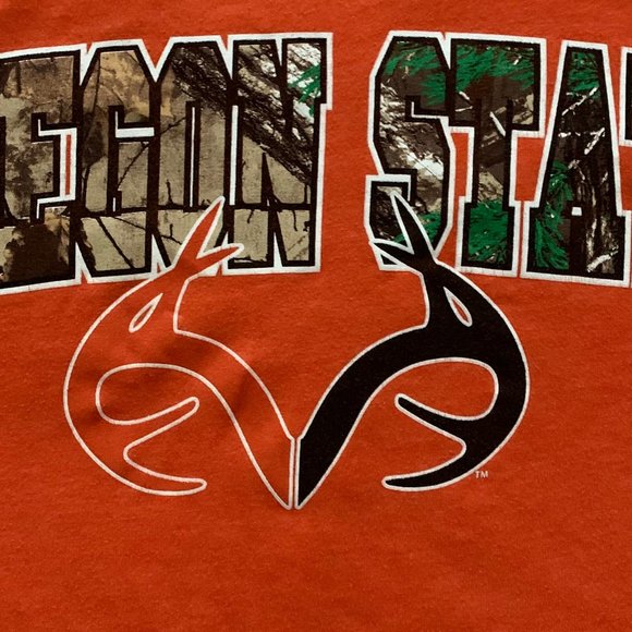 OSU Beavers Camo Hunting Style T-shirt. XXL. Colosseum Athletics. - Picture 3 of 8